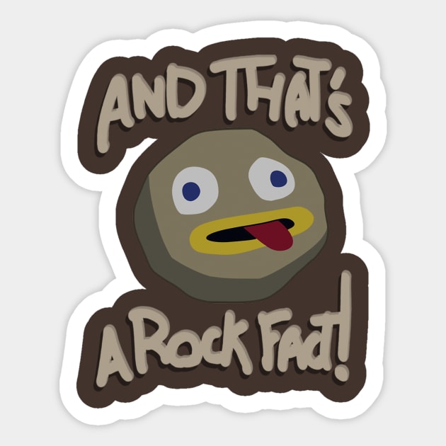 Rock fact "Over the Garden Wall" Sticker by Imposibear